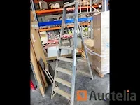 2 trapladders aluminium - afbeelding 6 van  7