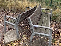 2 tuinbanken - afbeelding 1 van  1