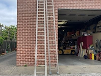 2 uitschuifbare ladders solide - afbeelding 1 van  6