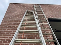 2 uitschuifbare ladders solide - afbeelding 2 van  6