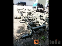 2 unimog vrachtwagen chassis unimog - mercedes 4x4 - vracht