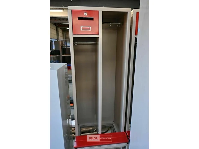 2 vaks open kleerkast met zitbank - afbeelding 1 van  1