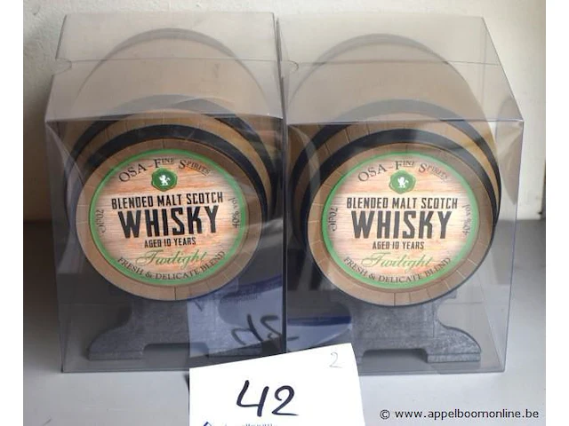 2 vatjes whisky à 70cl old sint andrew twilight - afbeelding 1 van  2