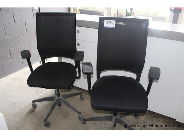 2 verrijdbare burostoelen - afbeelding 1 van  1