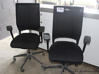 2 verrijdbare burostoelen - afbeelding 1 van  1