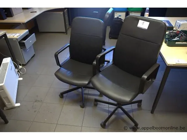 2 verrijdbare burostoelen - afbeelding 1 van  1