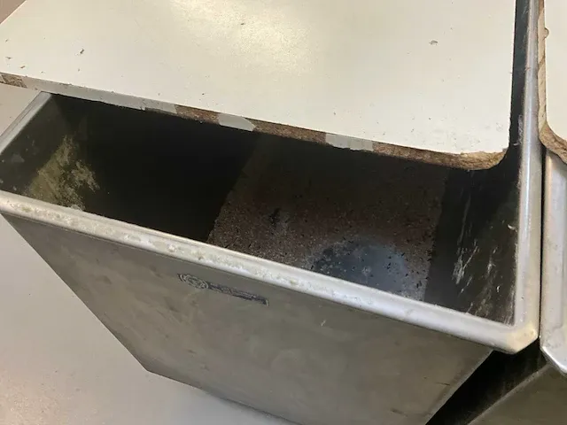 2 verrijdbare inox vulbakken - afbeelding 4 van  5