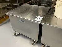 2 verrijdbare inox vulbakken - afbeelding 4 van  4