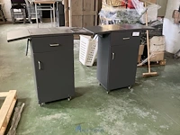 2 verrijdbare werktafeltjes - afbeelding 1 van  6