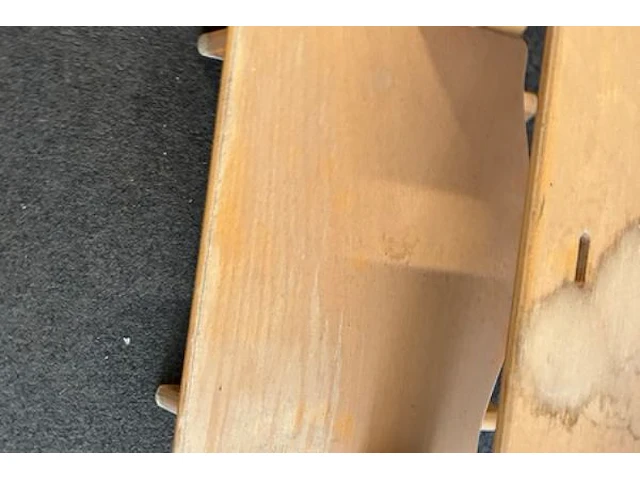 2 verstelbare houten stoelen - afbeelding 4 van  4