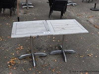 2 vierkante terrastafels - afbeelding 1 van  1