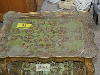 2 vintage bijzettafeltjes - afbeelding 3 van  3