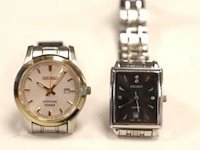 2 vintage horloges seiko - afbeelding 1 van  5