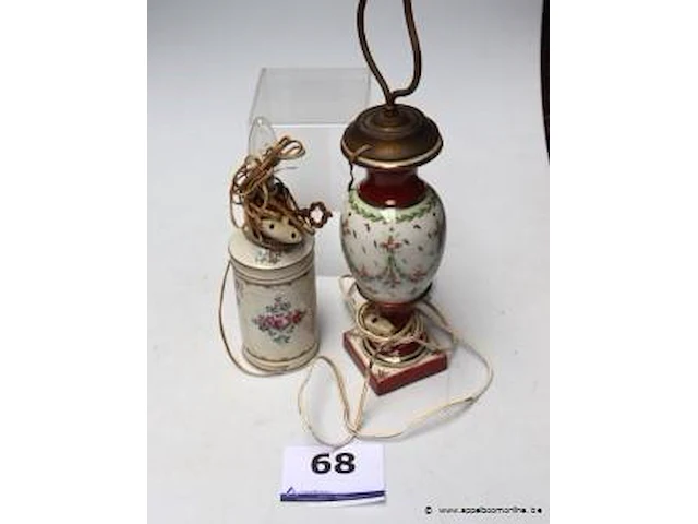 2 vintage lampen - afbeelding 1 van  5