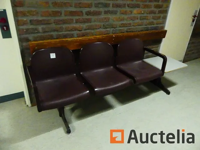 2 wachtkamerzetels 3 plaatsen - afbeelding 3 van  4