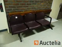 2 wachtkamerzetels 3 plaatsen - afbeelding 3 van  4
