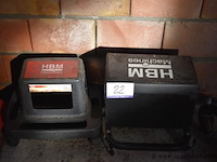 2 werkplaats stoeltjes