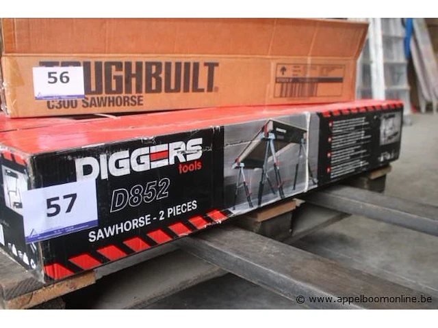 2 werkschragen diggers d852 - afbeelding 1 van  2
