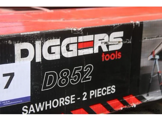 2 werkschragen diggers d852 - afbeelding 2 van  2