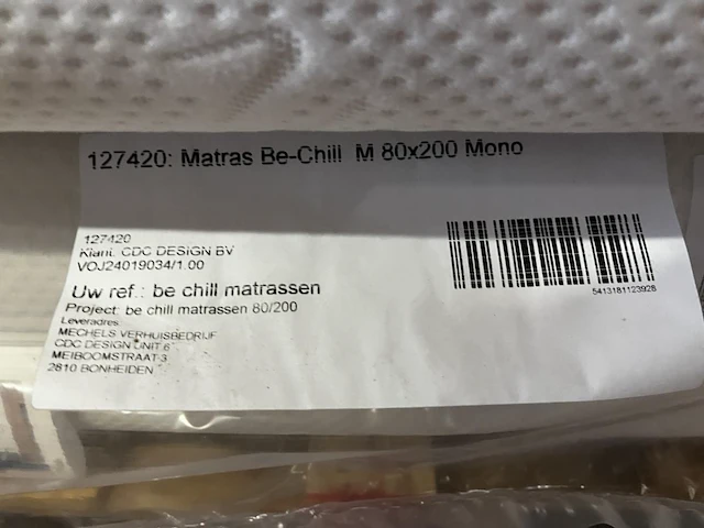 2 x 1 persoons matras 80x200cm - afbeelding 3 van  3