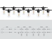 2 x 10 meter e27 waterdicht prikkabel koppelbaar - afbeelding 6 van  6