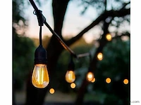 2 x 10 meter sfeervolle led lichtketting warm wit
