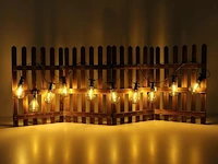 2 x 10 meter sfeervolle led lichtketting warm wit - afbeelding 8 van  9