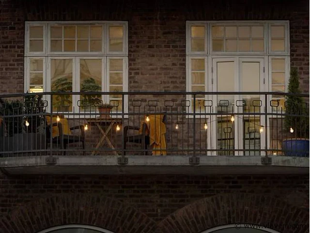 2 x 10 meter sfeervolle led lichtketting - afbeelding 6 van  8