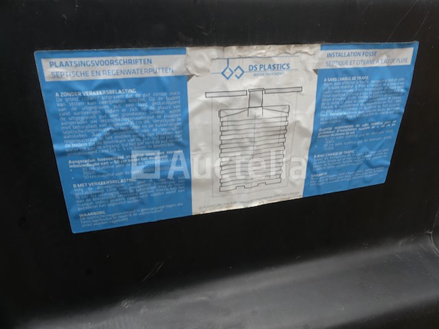 2 x 1000 liter ds kunststof septic tanks fs1000rh - afbeelding 6 van  7