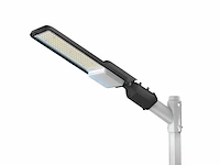 2 x 100w 3000k led straatverlichting met lens waterdicht kantelbaar