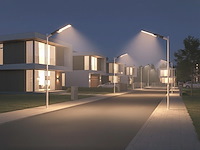 2 x 100w 3000k led straatverlichting met lens waterdicht kantelbaar - afbeelding 9 van  11