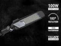 2 x 100w 6200k led pro hoog lumen straat verlichtingen waterdicht kantelbaar - afbeelding 1 van  8