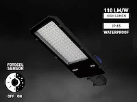2 x 100w pro straatverlichting met fotocel sensor waterdicht 3000k - afbeelding 2 van  5