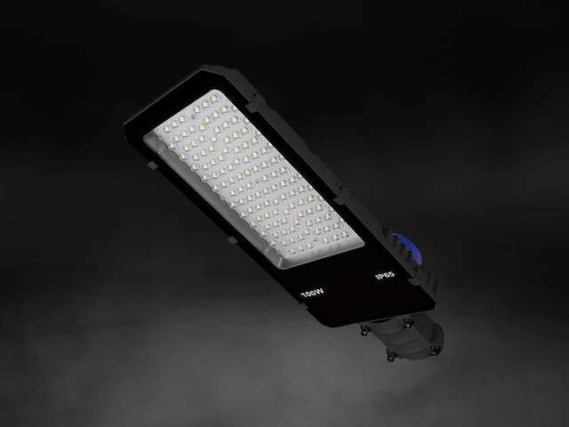 2 x 100w pro straatverlichting met fotocel sensor waterdicht 3000k - afbeelding 4 van  5