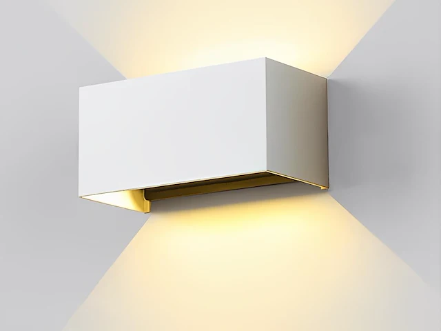 2 x 12w led wit wandlamp 4 licht verstelbaar waterdicht - afbeelding 1 van  10