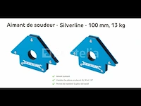 2 x 13 kg silverline lasmagneten - afbeelding 1 van  1