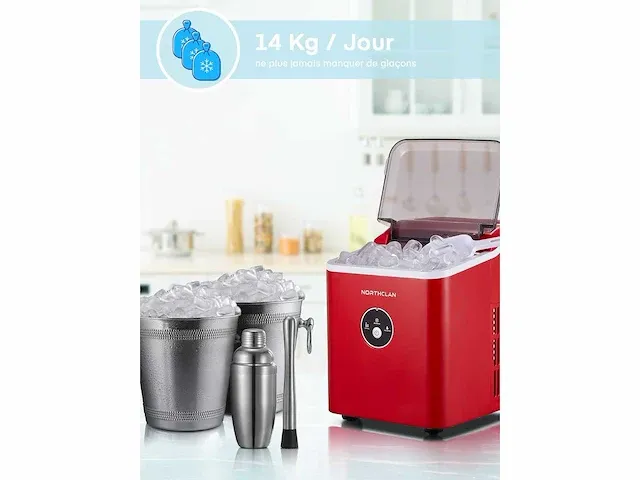 2 x 14 kg ijsmachines in 24 uur - afbeelding 3 van  4