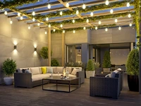 2 x 15 meter sfeervolle led lichtketting warm wit - afbeelding 4 van  10