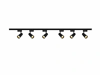 2 x 2 meter pro set railverlichting met 6x 18w 4000k railspot - afbeelding 3 van  8