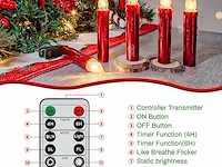 2 x 20 stuks ledkerstboomkaarsen - afbeelding 5 van  5