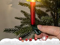 2 x 20 stuks ledkerstboomkaarsen - afbeelding 2 van  5