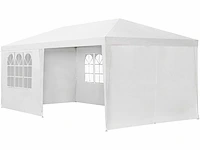 2 x 3x6 m partytent met 6 verwijderbare zijwanden en dak - afbeelding 2 van  4