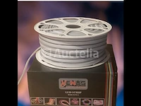 2 x 50 meter neon led strip - groen - waterdicht - dubbelzijdig - 8w/m - afbeelding 3 van  5