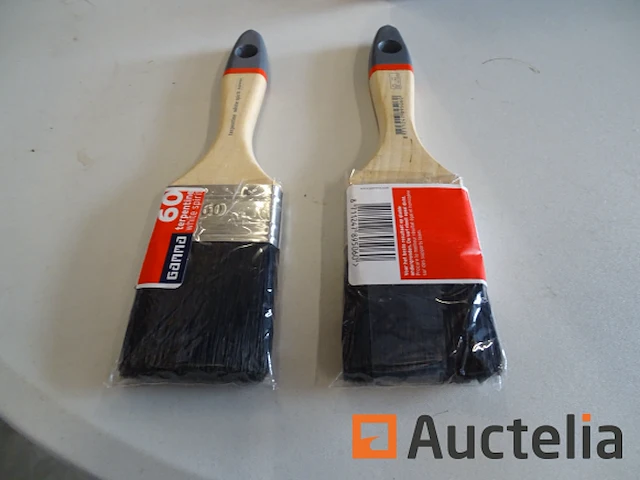 2 x 60 mm gamma platte borstels - afbeelding 1 van  3