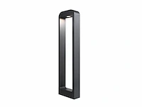 2 x 7w led zand zwart tuinlamp 60cm warm wit - afbeelding 1 van  8