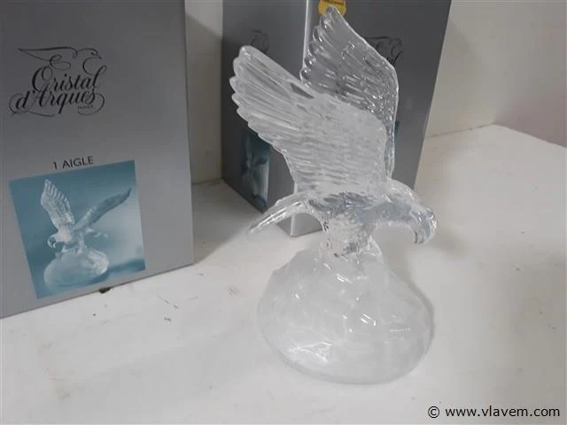 2 x adelaar cristal d'arques france - afbeelding 2 van  2