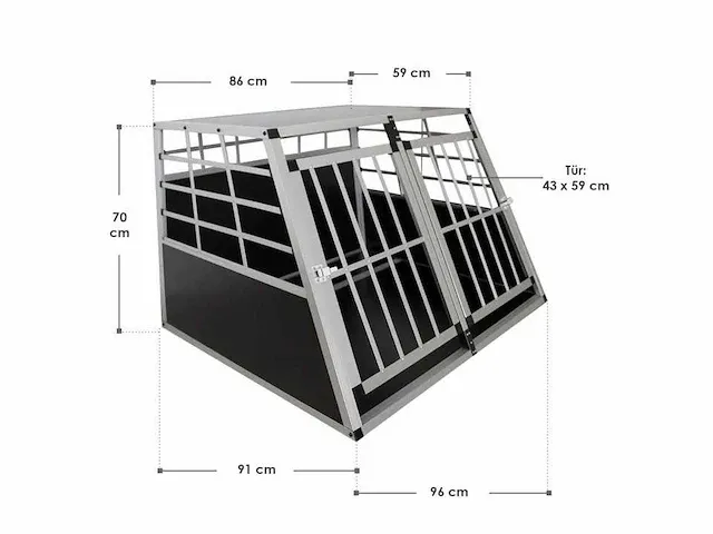 2 x aluminium hondentassen - afbeelding 6 van  6