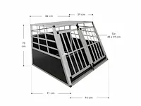 2 x aluminium hondentassen - afbeelding 6 van  6