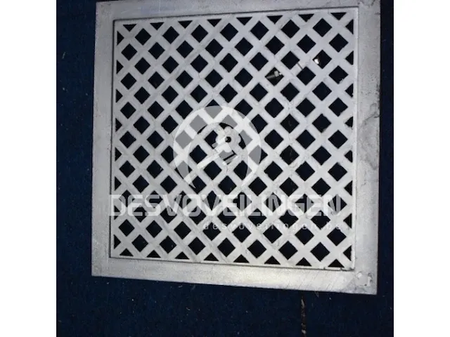 2 x aluminium inlegrooster 50x50 - afbeelding 1 van  2