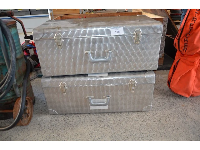 2 x aluminium koffer - afbeelding 1 van  5